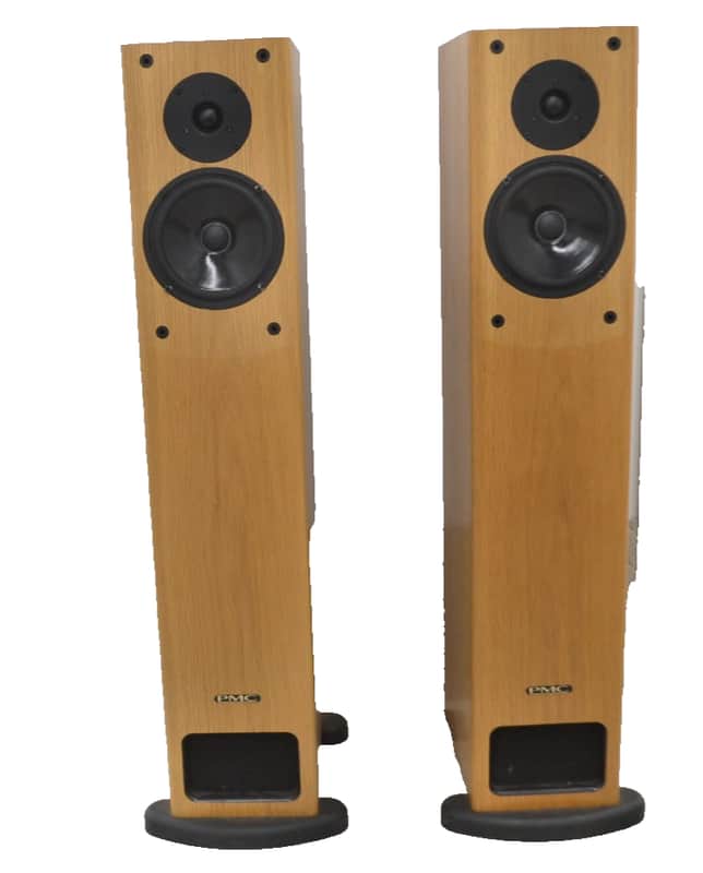 PMC FB1+ Floorstanding Speakers Light Oak Transmission Line Bi-Wire UK image 1