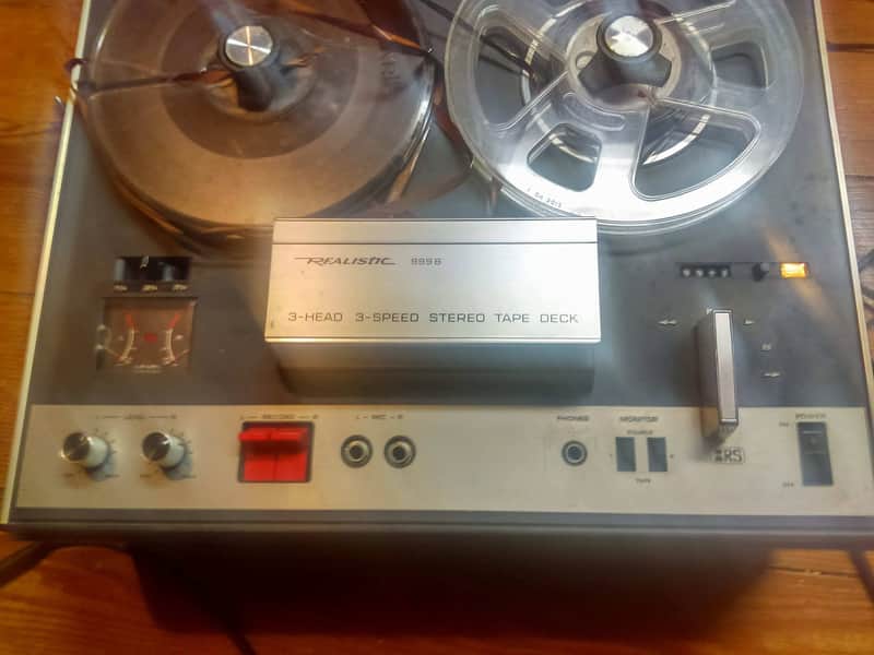 Realistic 999B 3-Head 3-Speed Stereo Reel-To-Reel / Tape Deck 1969 Retro image 1
