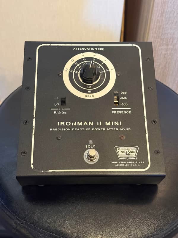 Tone King Ironman II Mini 30-Watt Precision Reactive Power Attenuator 2016 - Present - Black image 1