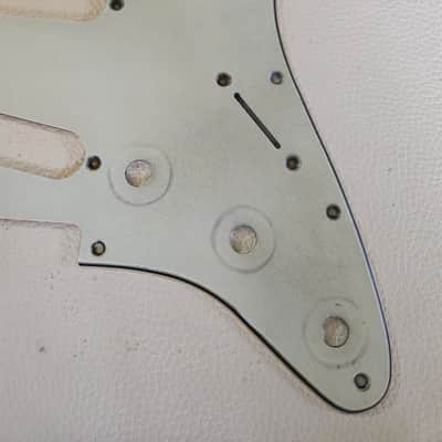 Fender Stratocaster Aged Relic 3 ply Pickguard Mint Green 62 hole pattern 59-62 image 2