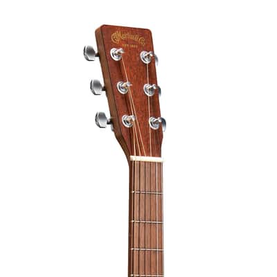 Martin D-X2E Mahogany, X-Series Electro-Acoustic Guitar, Natural image 6
