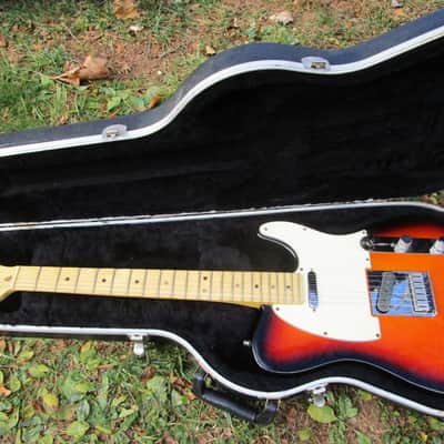 Fender Telecaster Guitar, 1994, USA, Sunburst Fiinish, Fender HSC image 1