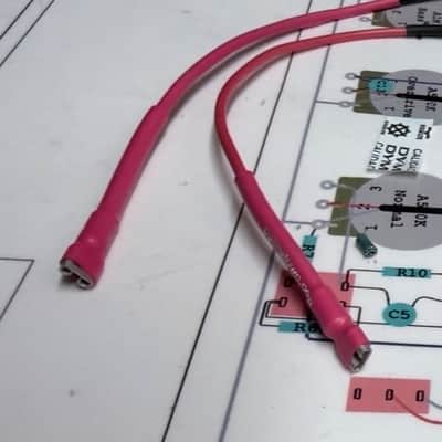 Wiring Harness Layout #1 for Single Cab / 4x12 / 4x10 with Series and Parallel Connection, Vintage Style Speaker Cable, Switchcraft 1/4” Input Jack image 14