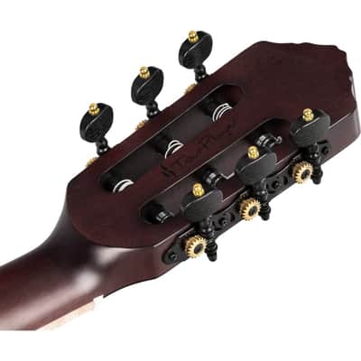 Ortega TourPlayer Series Nylon String Acoustic-Electric Guitar - RTPDLX-ACA-L, Left-handed image 7
