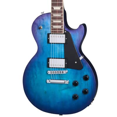 Gibson Les Paul Studio Electric Guitar with Softshell Case - Blueberry Burst image 4