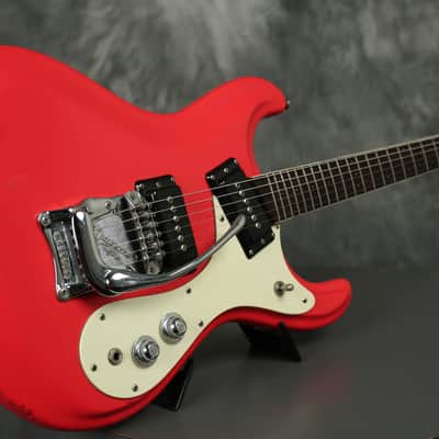 1966 Mosrite "The Ventures" model rare RED!!! image 9