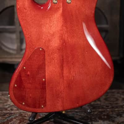 Sadowsky Limited Edition 2023 MasterBuilt 21-Fret 5-String Standard J/J Bass - Majestic Red Transparent image 8