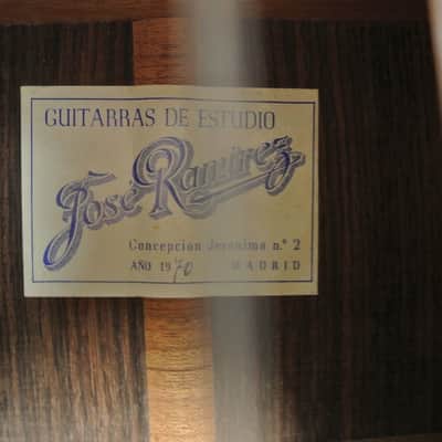Jose Ramirez Guitarrez de Estudio 1970 image 6