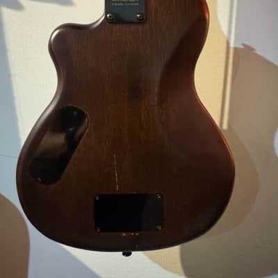Gold Tone ME-Bass/FL Micro 23" Scale Fretless Electric Bass 2010s - Natural image 4