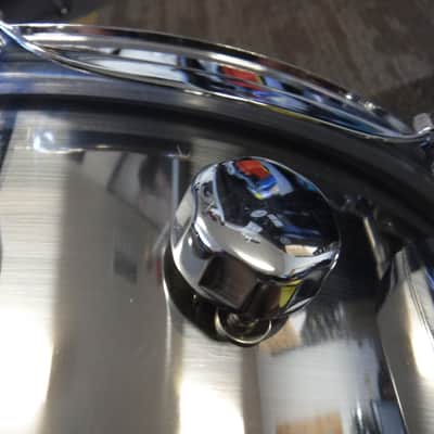 Pearl 14x5.5" Steel Shell 10 Lug SS Snare-Excellent! image 3
