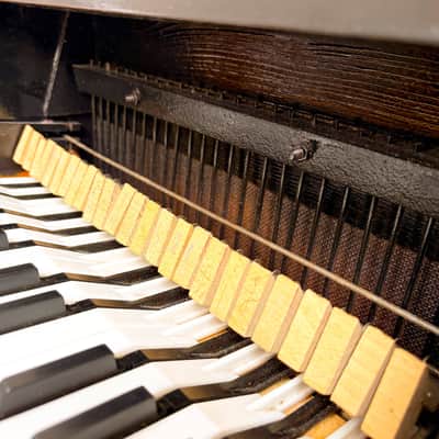 Mysterious Antique Wooden 25-Keys Upright Real Toy Piano probably made in France in 1950s! Read the full ad! image 7