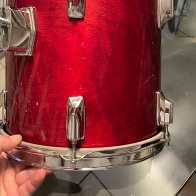Tama Superstar 12x11 Tom 1980s - Cherry Wine image 6