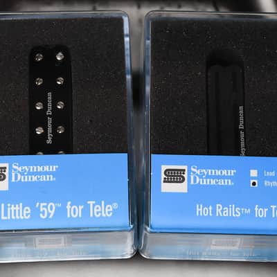 Seymour Duncan ST59-1 Little 59 Bridge Lead / STHR-1n Hot Rails Neck Rhythm Tele