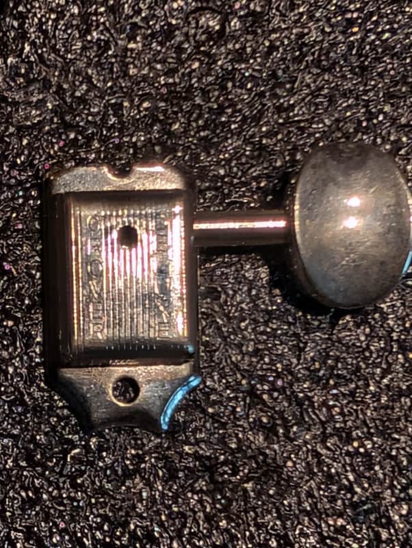 (#T460) Grover Deluxe, Kluson Style Tuner, Low E, Fender Style Six in Line, Nickel. image 1