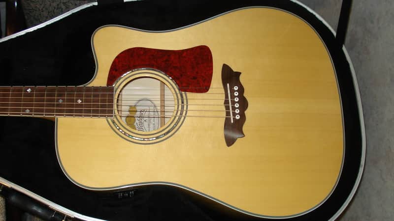 Washburn D34SCE 2006 Blonde/maple image 1