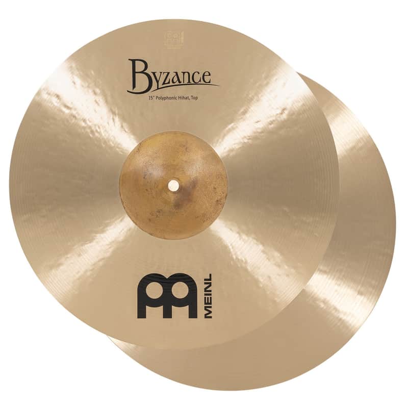 MEINL Cymbals Byzance Traditional Polyphonic HiHat - 15" image 1