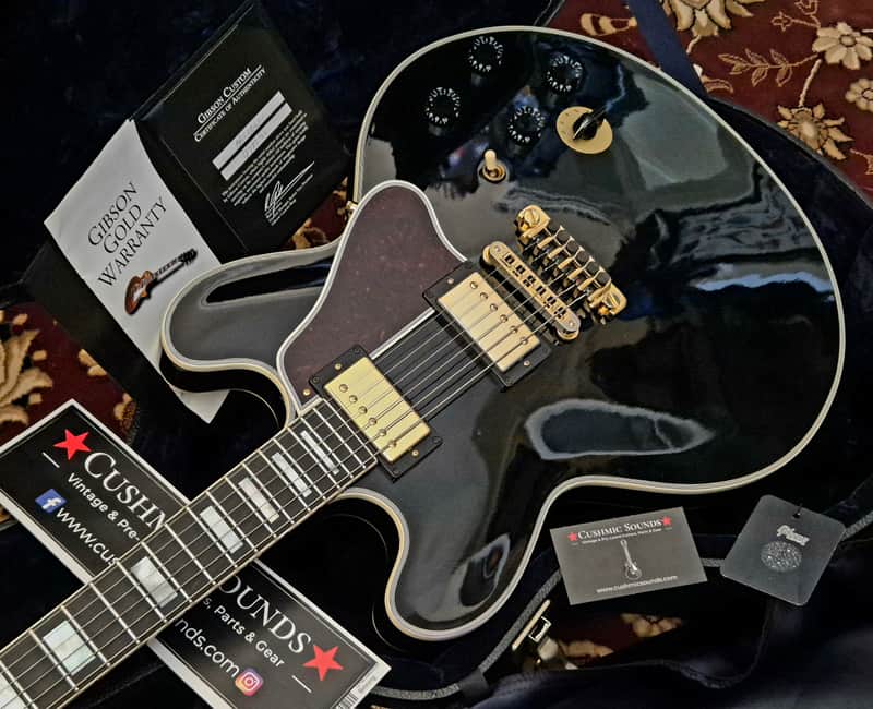 Gibson Custom Shop B.B. King "Lucille" ES-355 2012 - Ebony ☆VIDEO☆