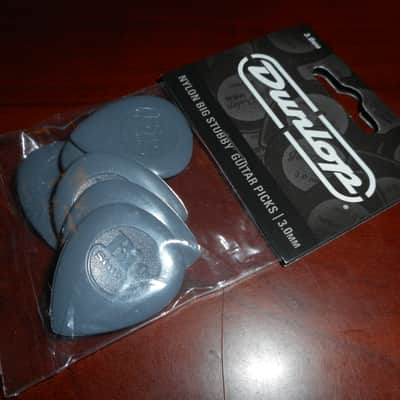 Dunlop Nylon Big Stubby Guitar Picks (6), 3.0mm, 445P30