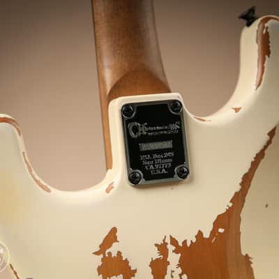 Charvel Pro Mod Relic San Dimas HH Floyd Weathered White image 10