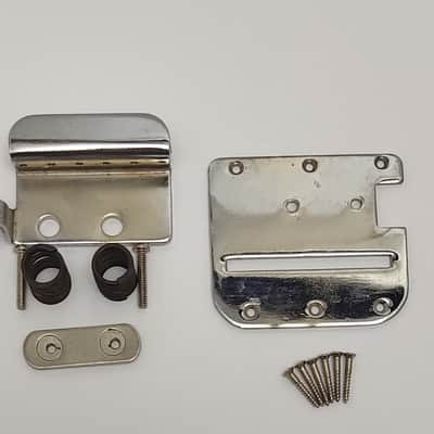 Teisco Lynx Kingston Kay Tremolo Tailpiece 1960s - Chrome image 2