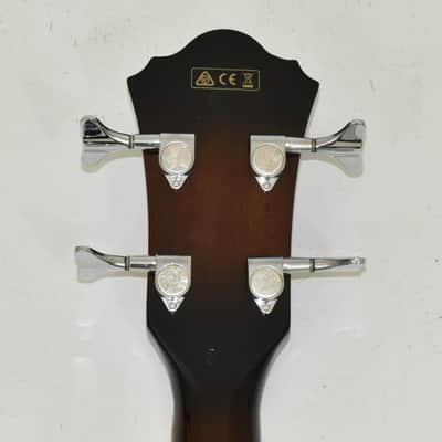 Ibanez AEB10E-DVS Artwood Series Acoustic Electric Bass in Dark Violin Sunburst High Gloss Finish 9620 image 8