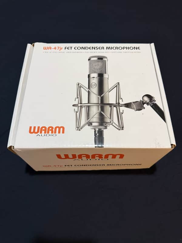 Warm Audio WA-47jr Large Diaphragm Multipattern FET Condenser Microphone 2018 - Present - Nickel image 1