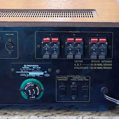 VINTAGE PIONEER SX-838 RECEIVER 50WPC Serviced, Cleaned,Tested, New LED'S (NICE) image 13