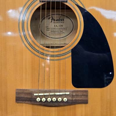 Fender FA-100 Spruce/Basswood Dreadnought 2010s Acoustic Guitar - Natural image 5