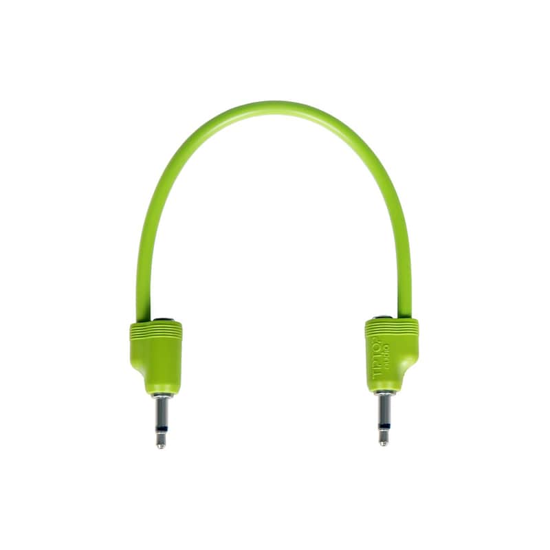 Tiptop Audio Stackcable 3.5mm TS Stackable Shielded Patch Cable - 20cm image 1