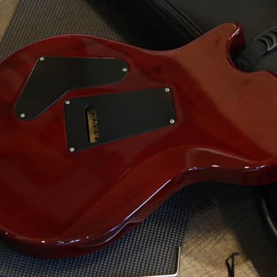 Minty! 2007 PRS Single Cut Tremolo 10 Top Electric Guitar Dark Cherry Monster Quilt + GB image 12