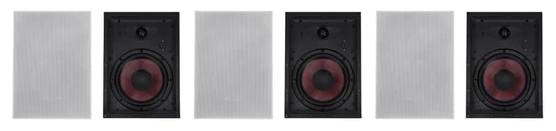 2 Rockville WA870 8" 70V Commercial/Restaurant In-Wall Speakers 50W/25W/12W/6W image 1