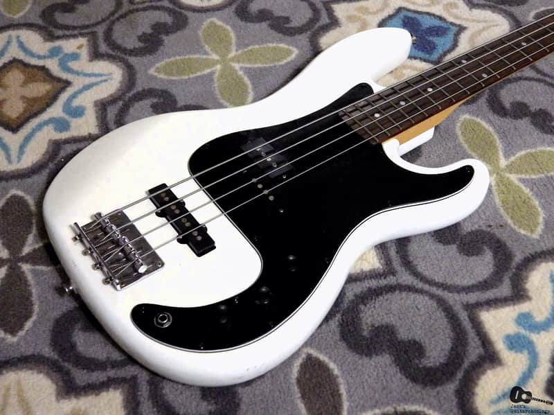 Tanara P/J P-Bass Clone (1980s, Olympic White) image 1