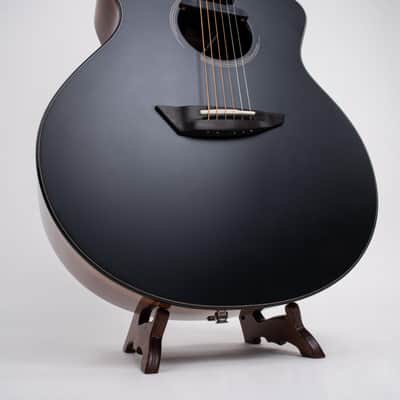 Ibanez JGM10-BSN Jon Gomm Signature Acoustic Guitar 6-String - Black Satin Top / Natural High Gloss Back and Sides + Cas image 22
