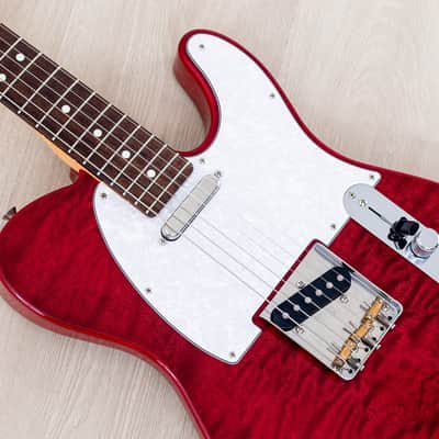 2024 Fender Hybrid II Telecaster FSR Quilt Top Red Beryl, Near-Mint w/ Tags, Japan MIJ image 7