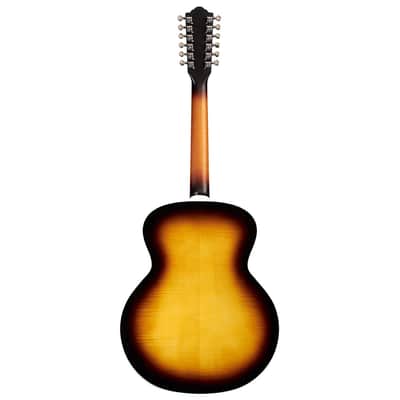 Guild F-2512E Deluxe Maple Jumbo 12-String A/E Guitar - Antique Burst - B-Stock image 8