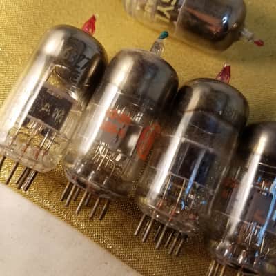 RCA etc. ONE (1) 6BQ7 tNOS AT1000 TESTED Vacuum Tube selected red tip dual triode 6BZ7 1954-1972 image 3