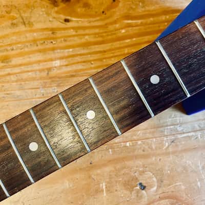 Kasino By Kustom 22 Fret Strat Style Neck Rosewood Slab Fingerboard 1980-90’s - Clear image 4