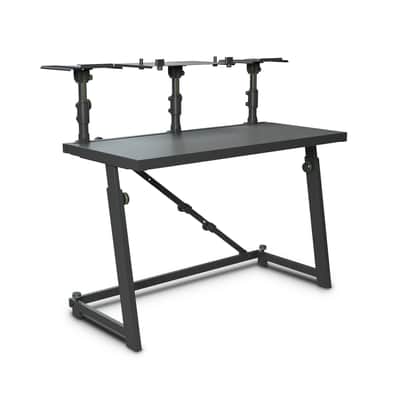 Gravity FDJT 01 DJ Desk with Adjustable Loudspeaker and Laptop Trays image 2