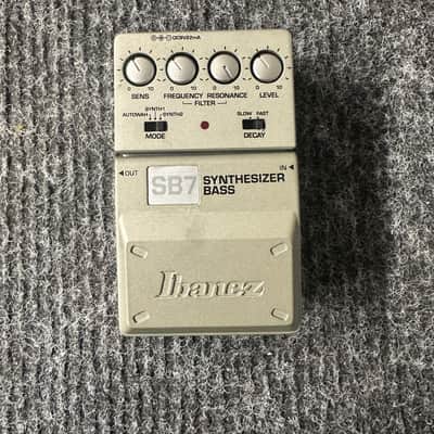 Ibanez SB7 Synthesizer Bass 1990s - Silver image 1