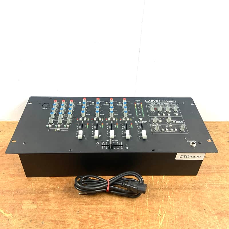 Carvin Pro-Mix 7 Four Channel DJ Mixer image 1
