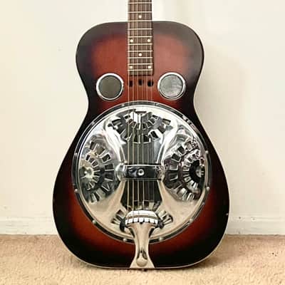 DOBRO Model 60D Round Neck 1981 ( Brown Sunburst ) with HSC image 1