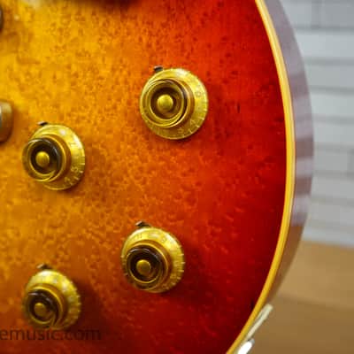 Gibson Custom Shop M2M Birdseye ’59 Les Paul Standard Reissue - Washed Cherry Sunburst image 10