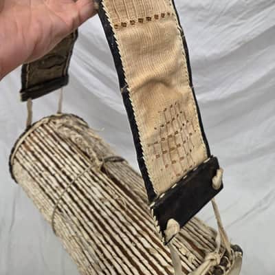 20" Hand-Made Nigerian "Talking Drum" (C020-9) image 7