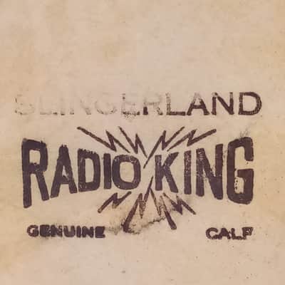 Slingerland 24 1/8"Radio King Bass Drum Calf Skin Head Vintage40 Batter/Resonant image 2