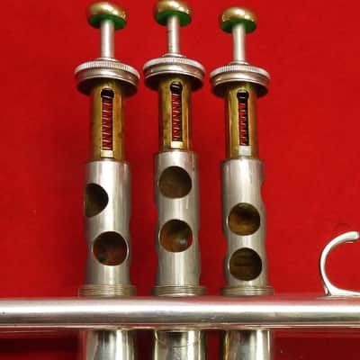 Benge Los Angeles Claude Gordon CG model Bb trumpet 1980 - Silver image 12