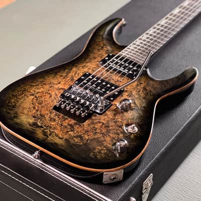 ESP Original Series Horizon FR CTM See Thru Black Burst image 4