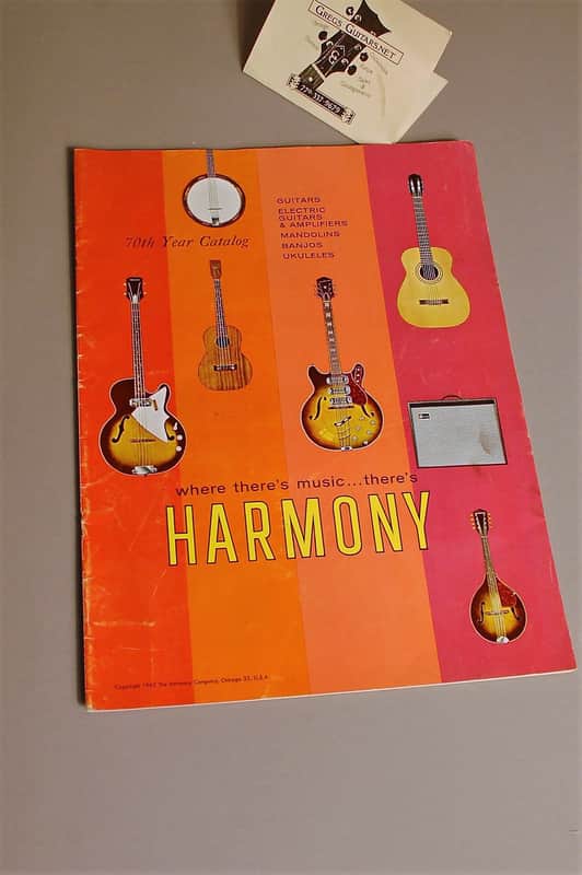 Harmony Catalog, memorabilia,price guide. 1962 full image 1