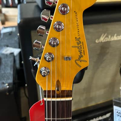 Fender American Professional II FSR Thinline Stratocaster - Transparent Shell Pink /8lbs. 1.8oz #US240023798 image 8