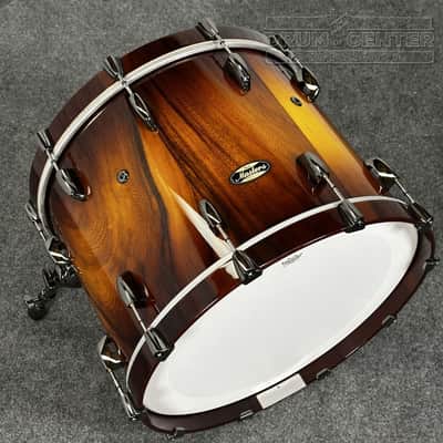 Pearl Masters Maple/Gum 4pc Drum Set 22/10/12/16 Exotic Saman Honeyburst image 6