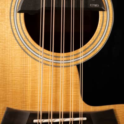 Taylor 150ce Bajo Quinto 12-String Acoustic/Electric Guitar - Sapele/Spruce with Gig Bag image 10
